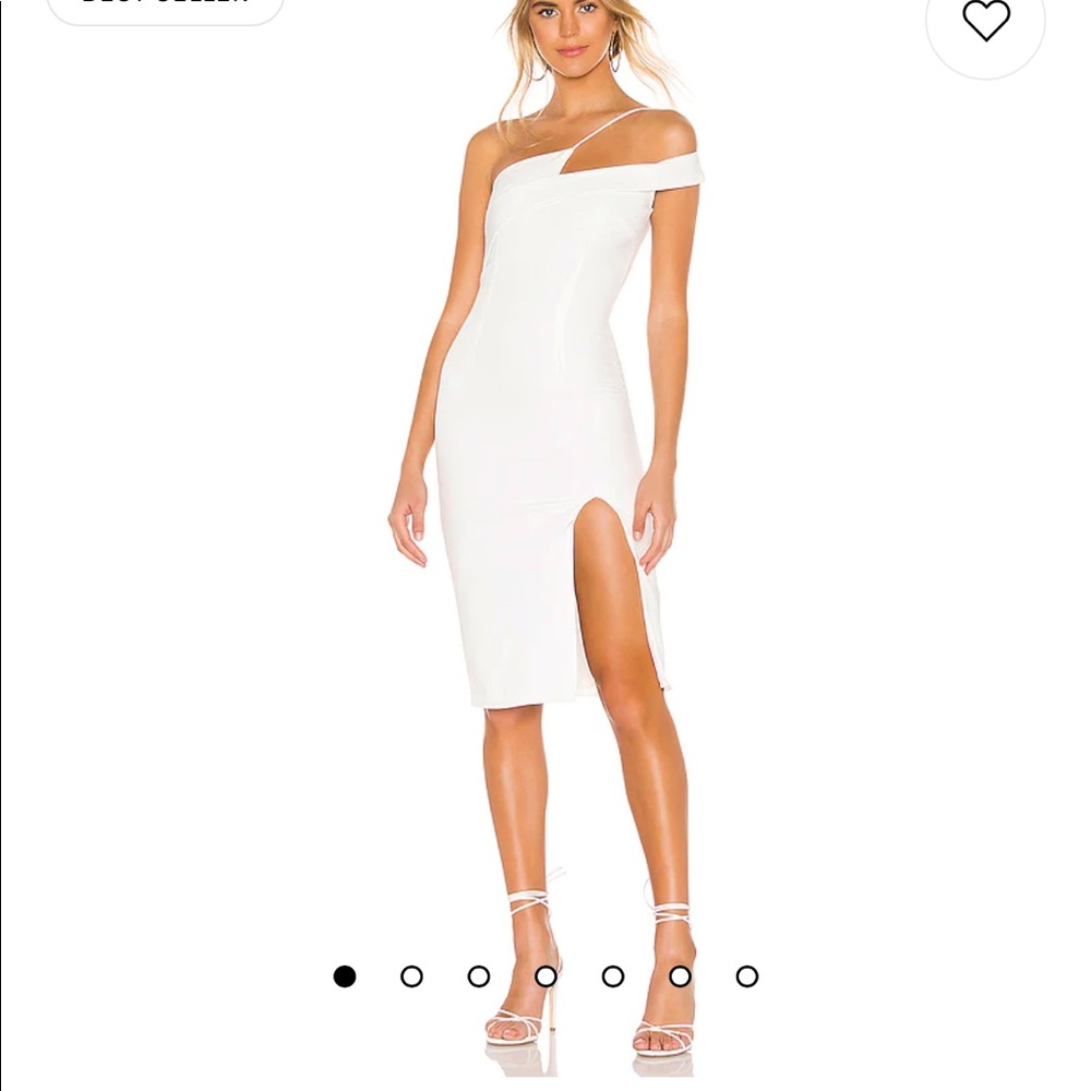 NWT Revolve Superdown Jillian Asymmetric Midi Dress